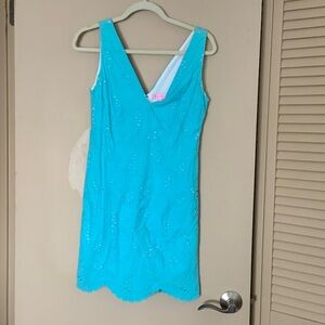 Lilly Pulitzer Turquoise Mini Dress